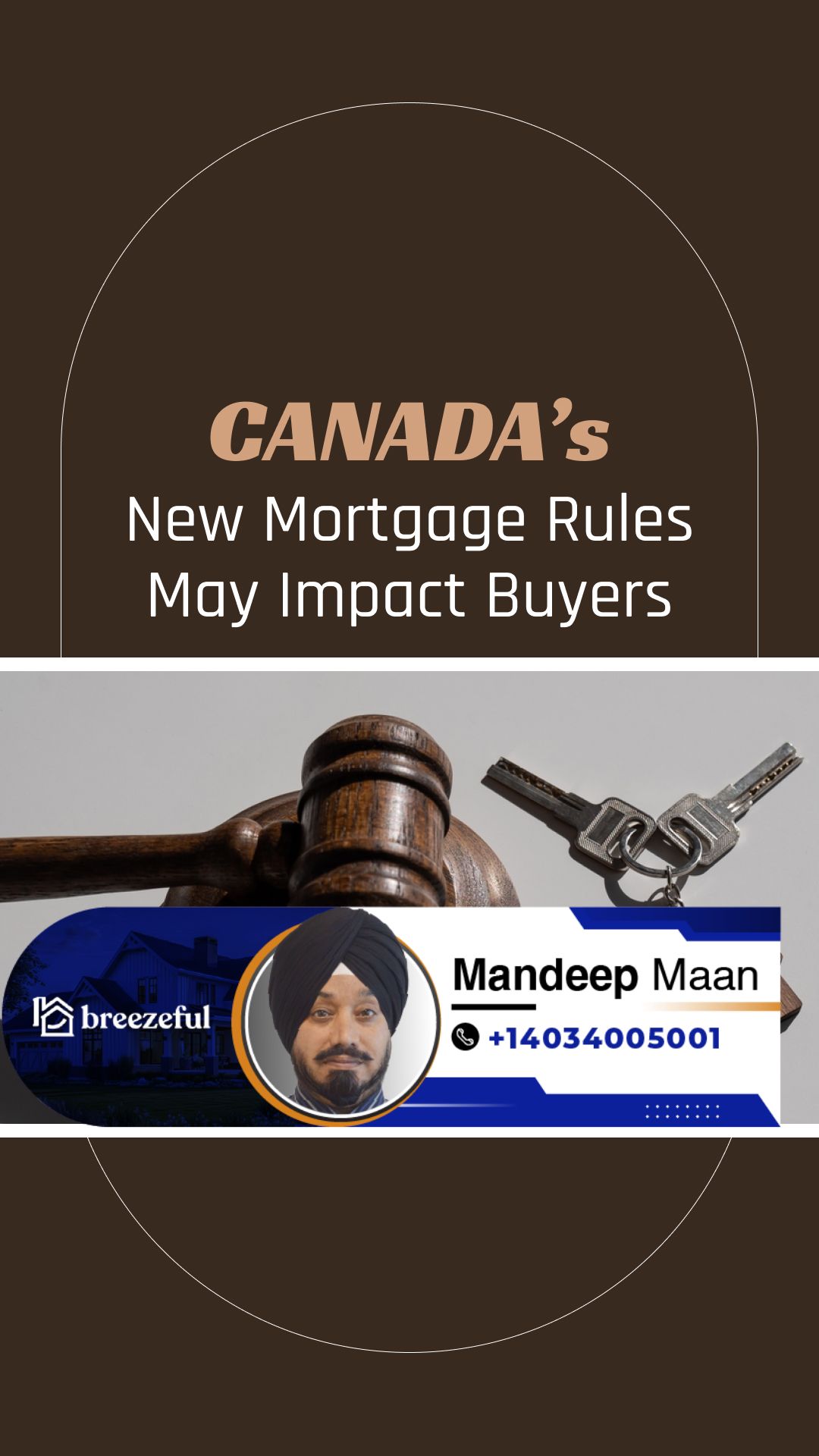 Canada’s New Mortgage Rules May Impact Buyers | Tailored mortgage solutions to secure your dream home, start your process online with Mandeep Maan at breezeful Mortgages